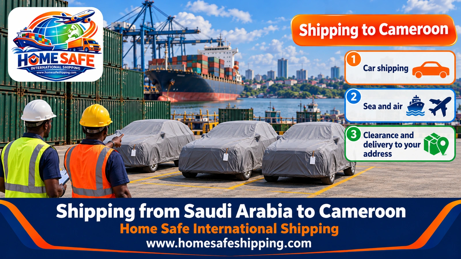 Shipping from Saudi Arabia to Cameroon