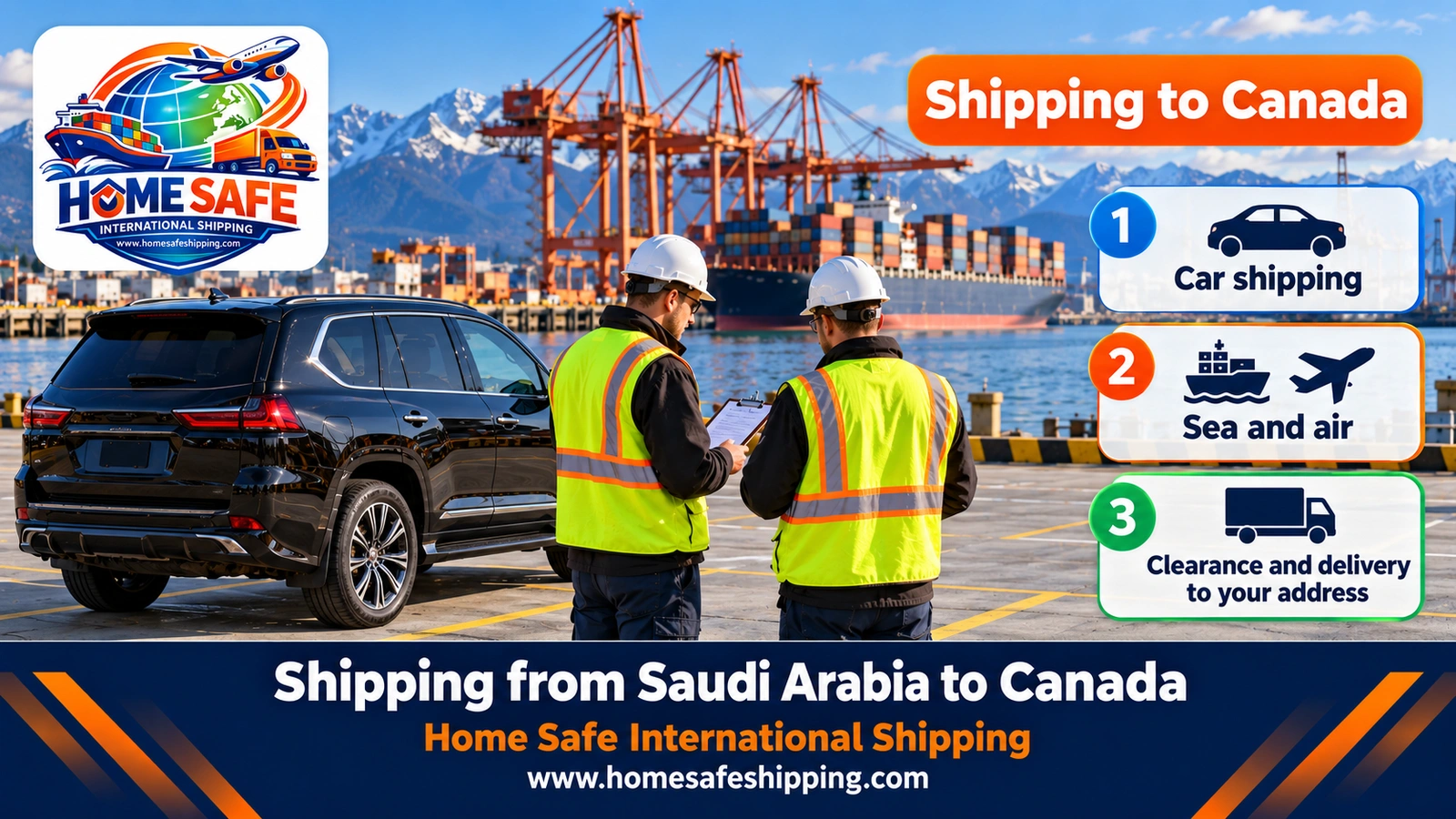 Shipping from Saudi Arabia to Canada