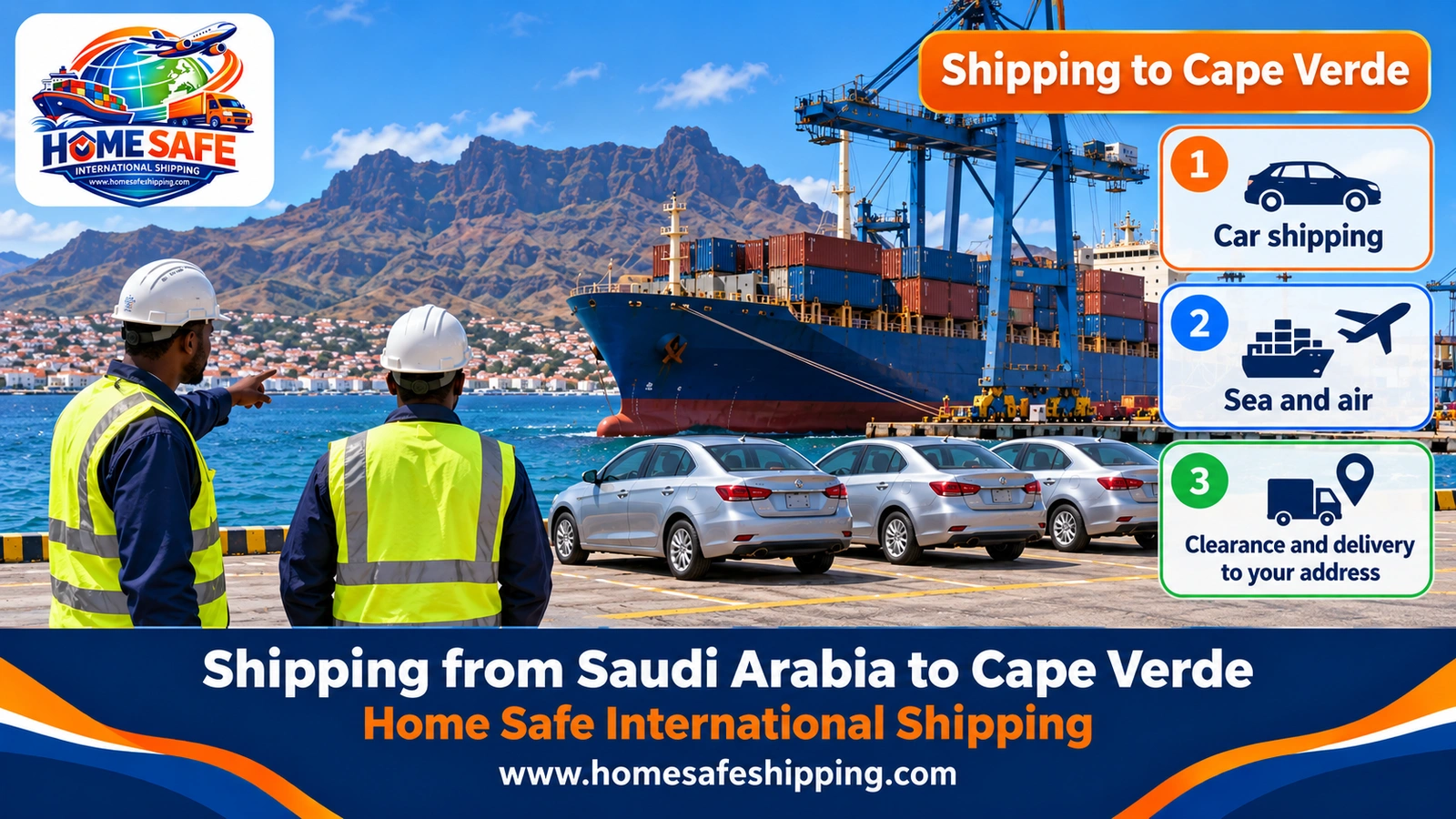 Shipping from Saudi Arabia to Cape Verde