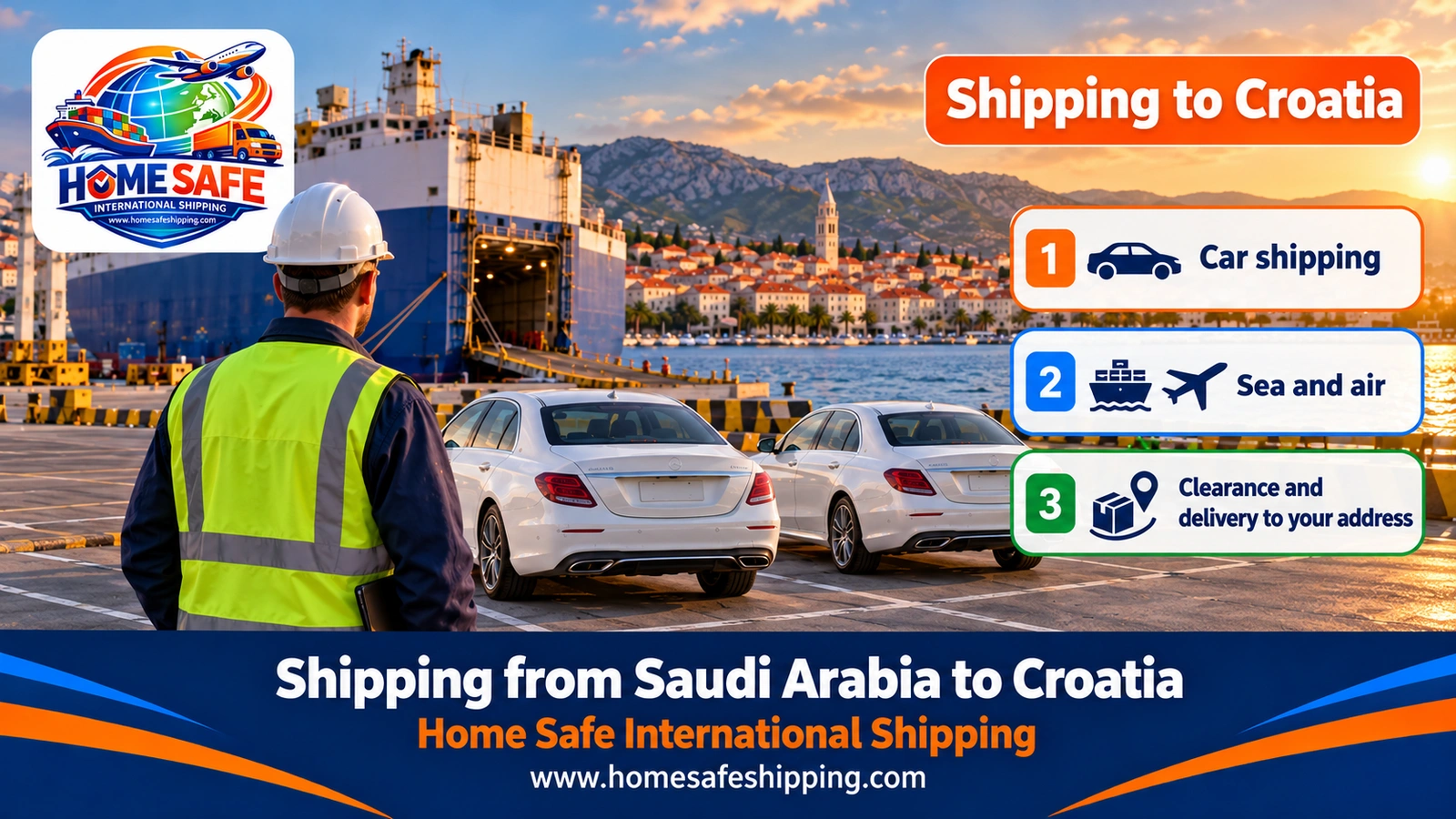 Shipping from Saudi Arabia to Croatia