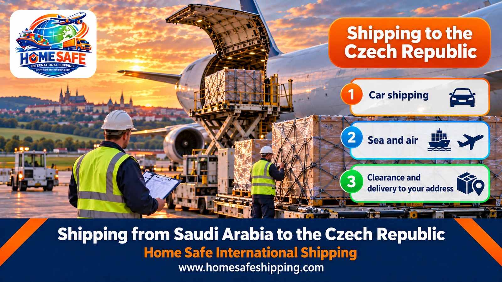 Shipping from Saudi Arabia to the Czech Republic