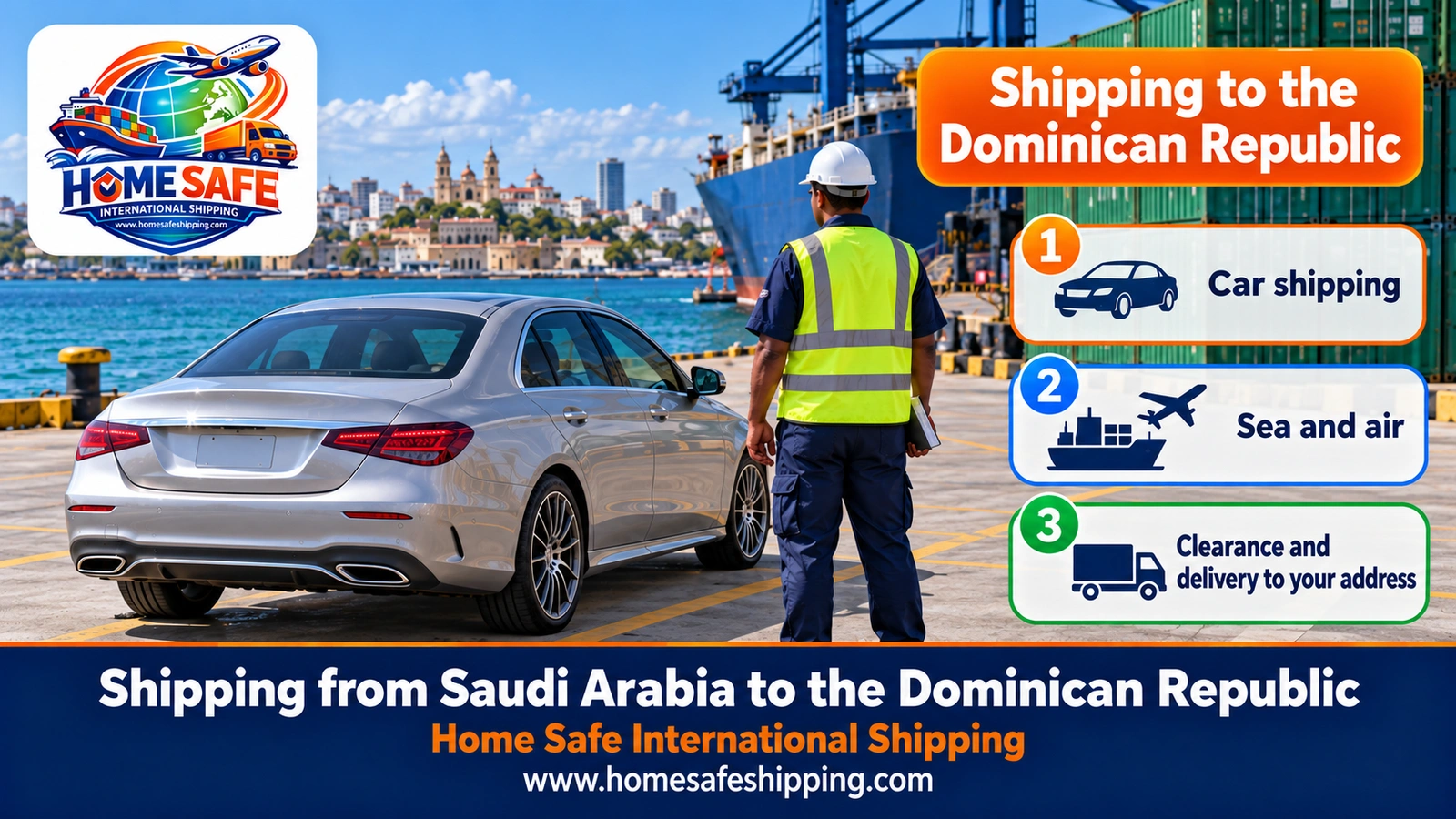 Shipping from Saudi Arabia to the Dominican Republic