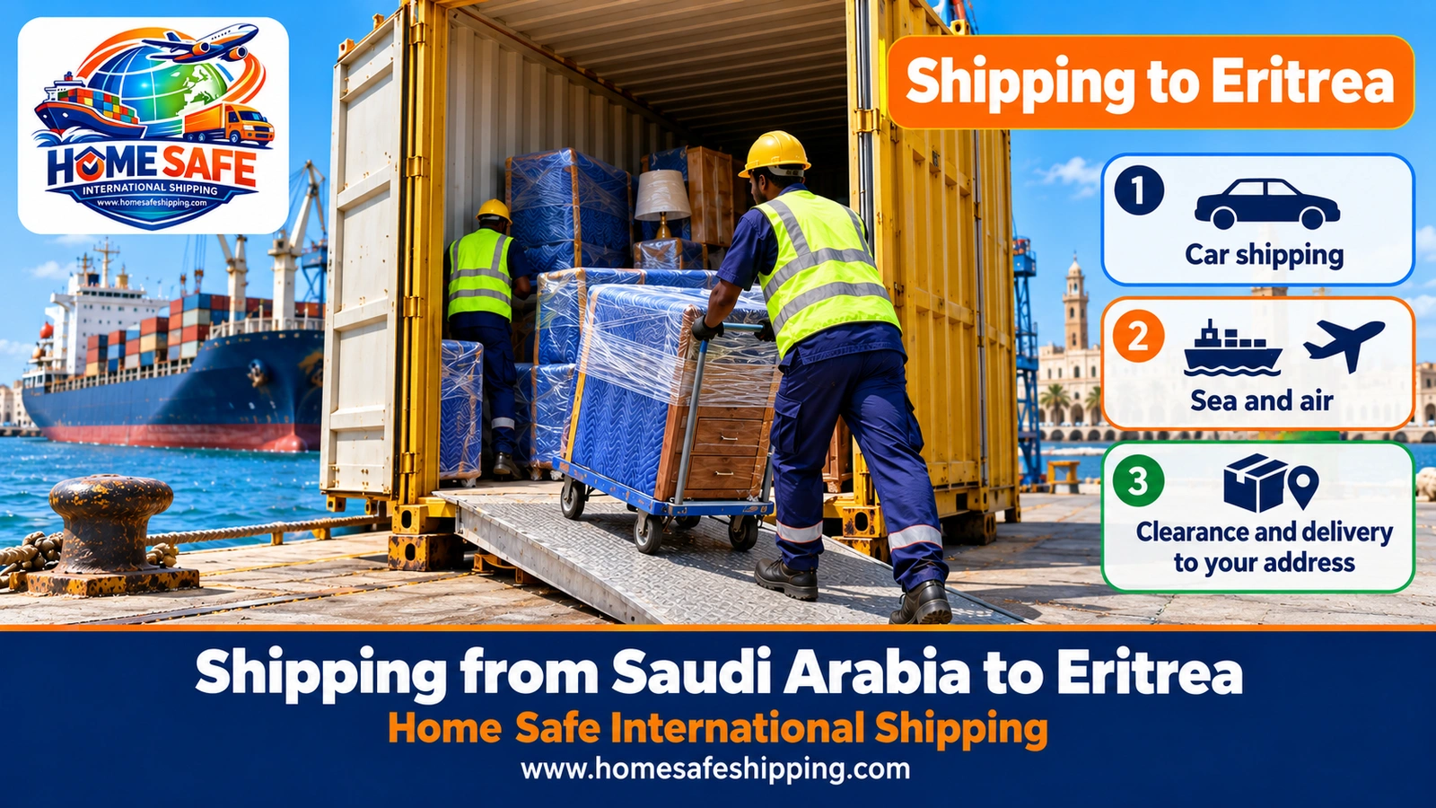 Shipping from Saudi Arabia to Eritrea