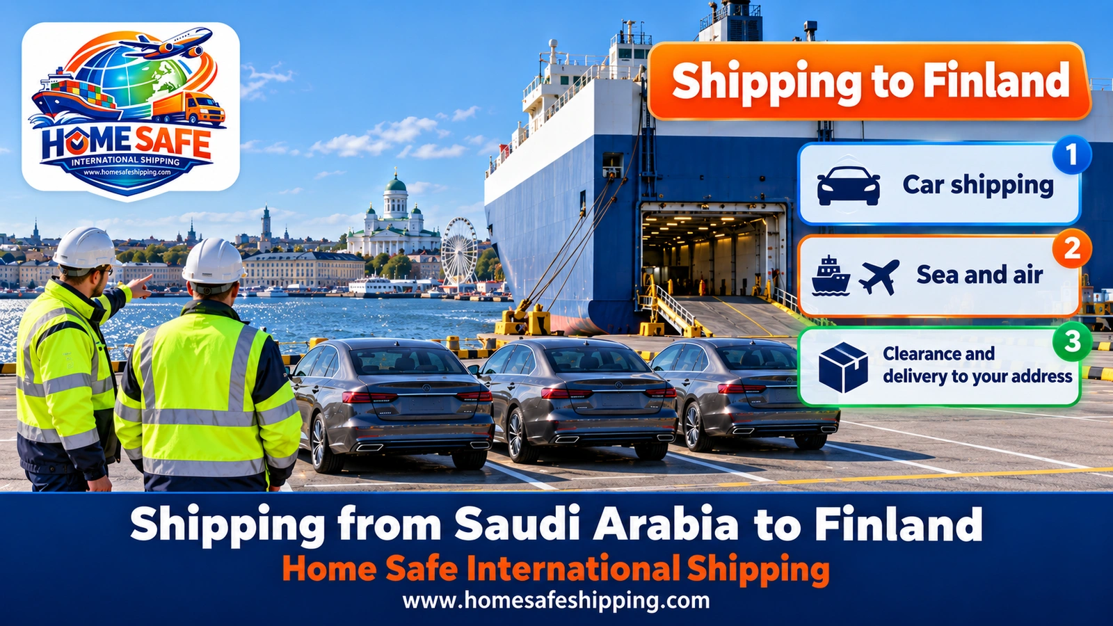 Shipping from Saudi Arabia to Finland