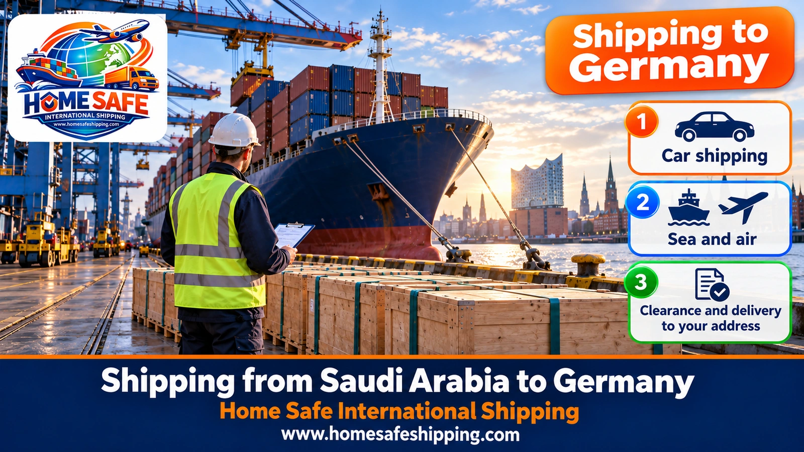Shipping from Saudi Arabia to Germany