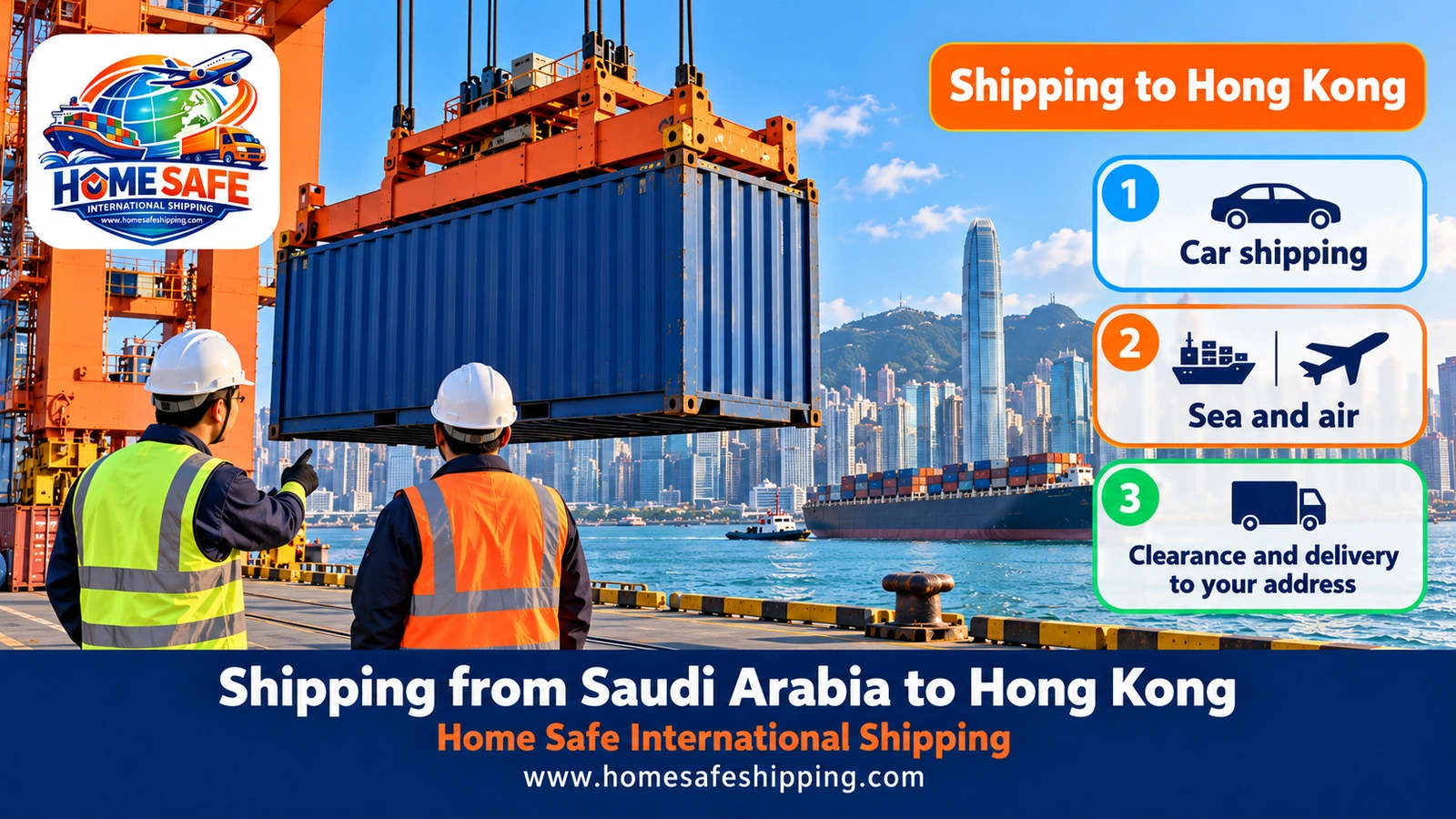 Shipping from Saudi Arabia to Hong Kong