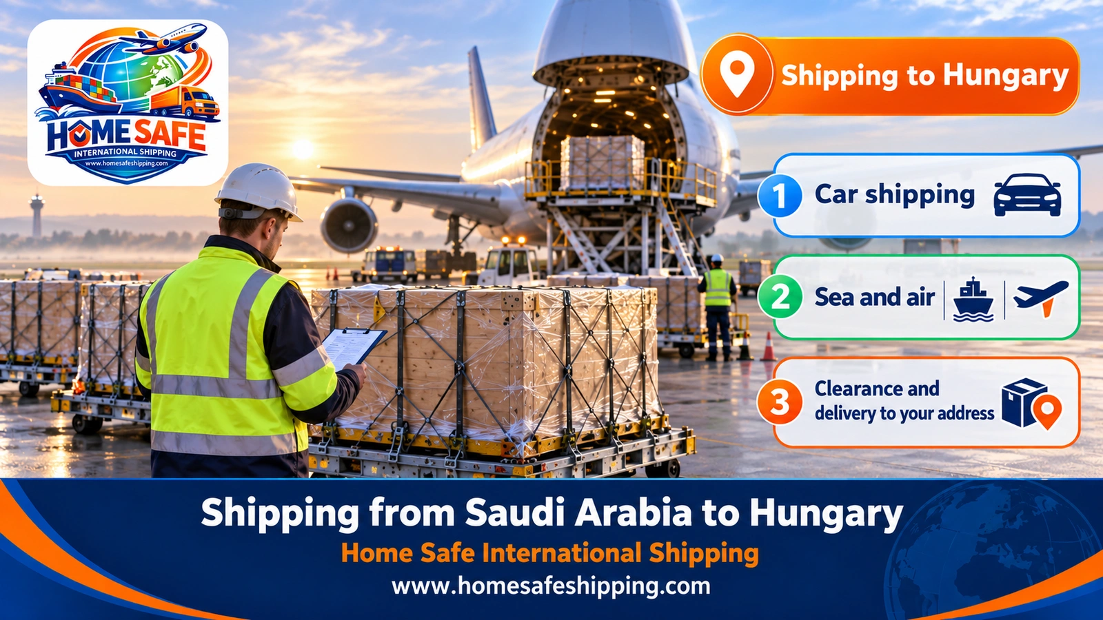 Shipping from Saudi Arabia to Hungary