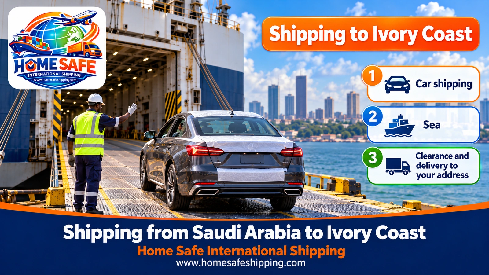 Shipping from Saudi Arabia to Ivory Coast