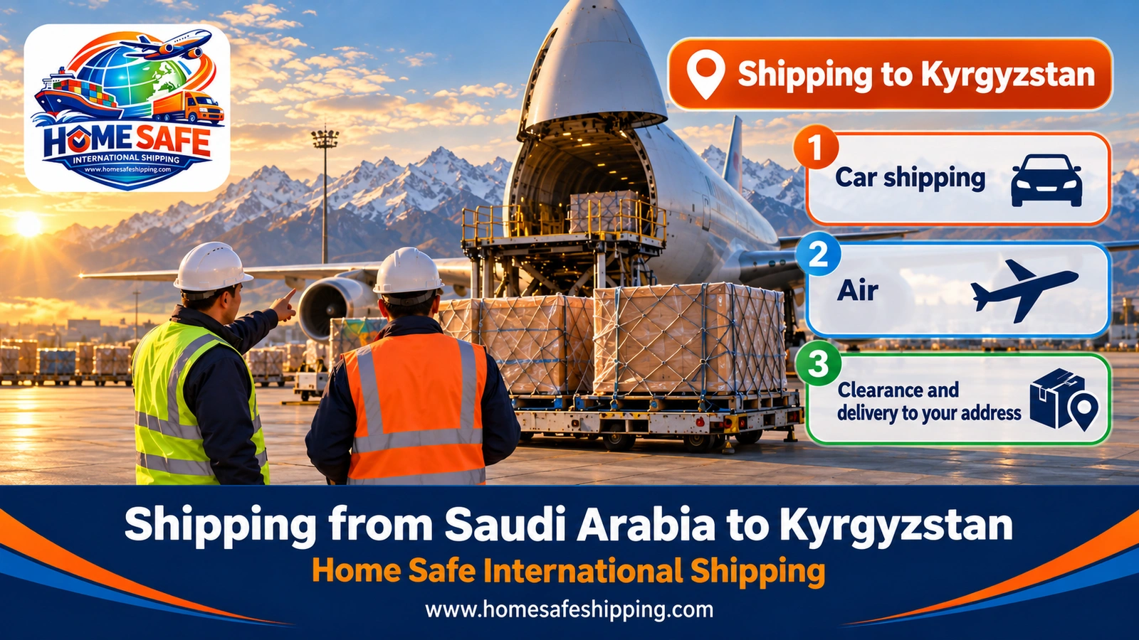 Shipping from Saudi Arabia to Kyrgyzstan