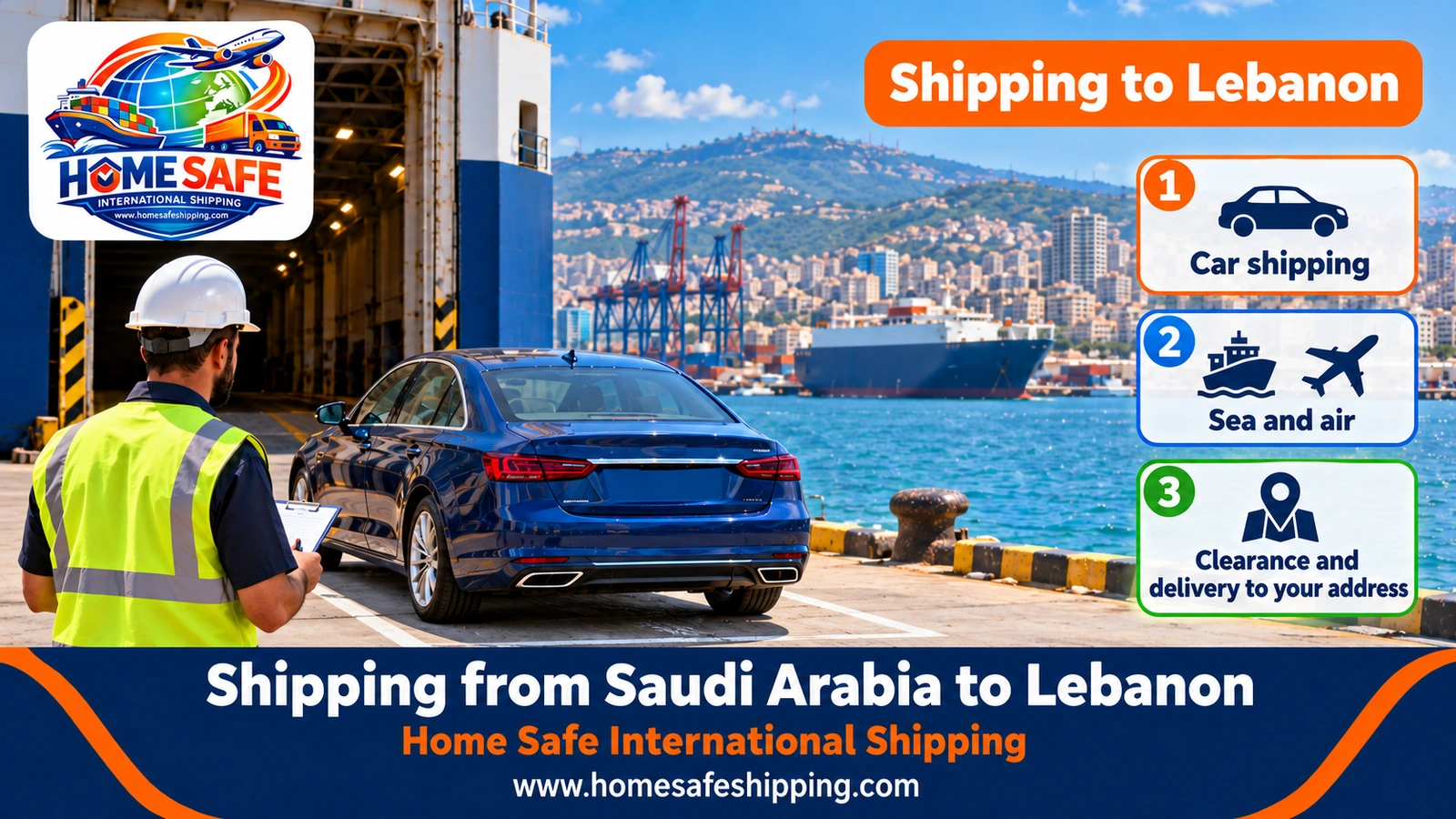 Shipping from Saudi Arabia to Lebanon