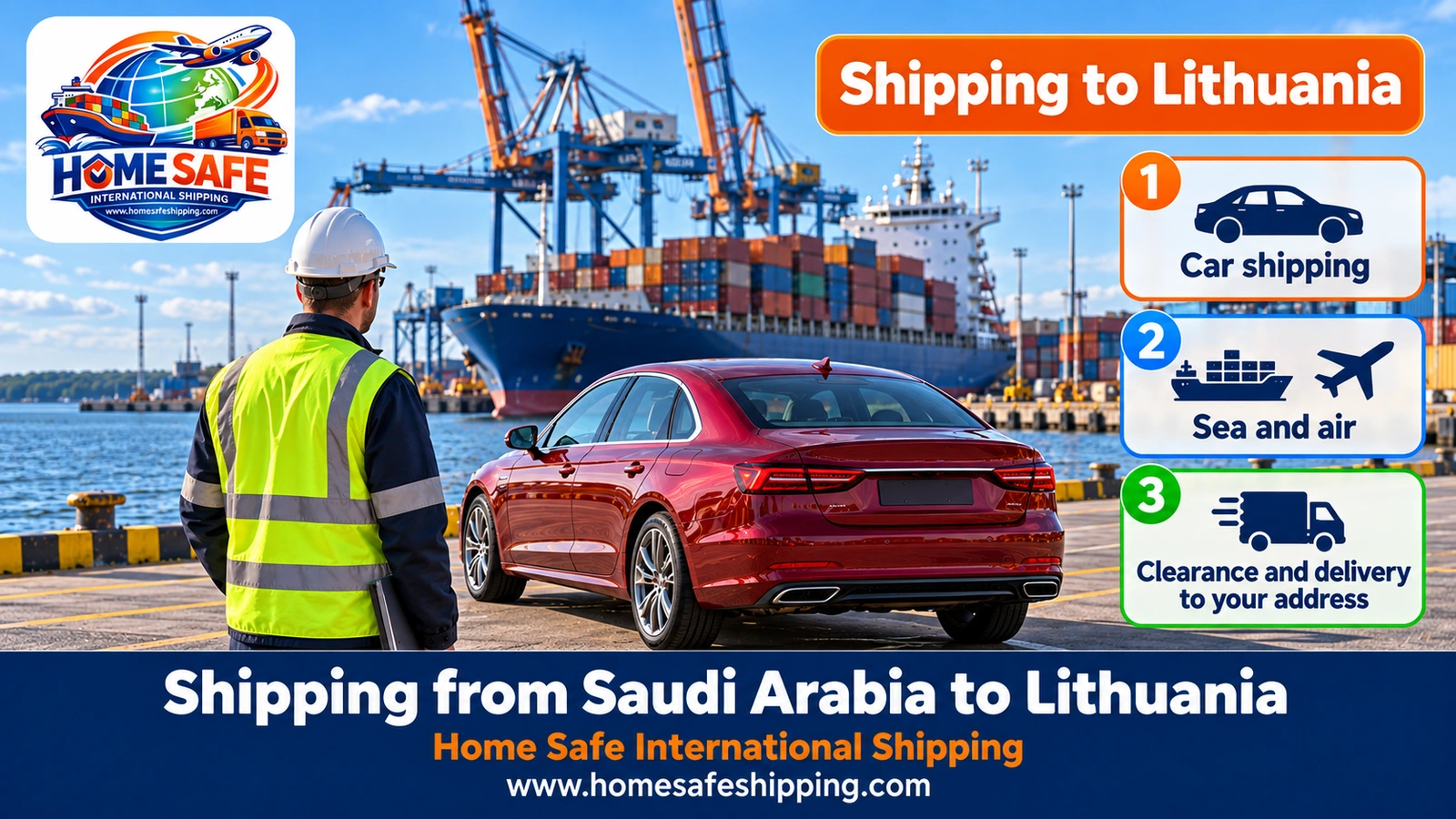 Shipping from Saudi Arabia to Lithuania