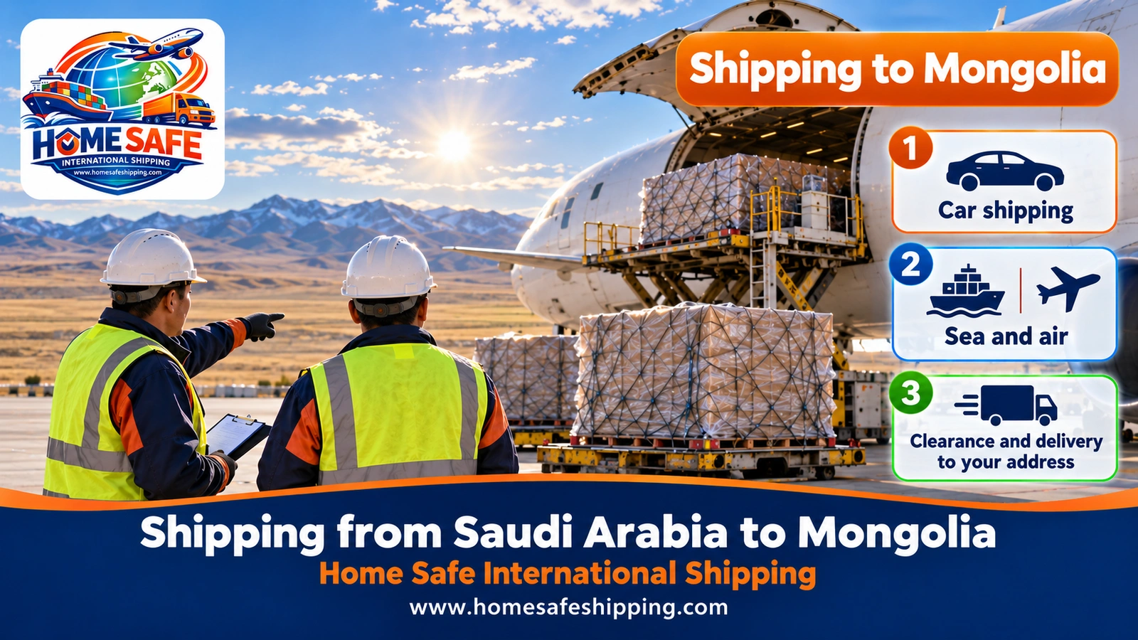 Shipping from Saudi Arabia to Mongolia