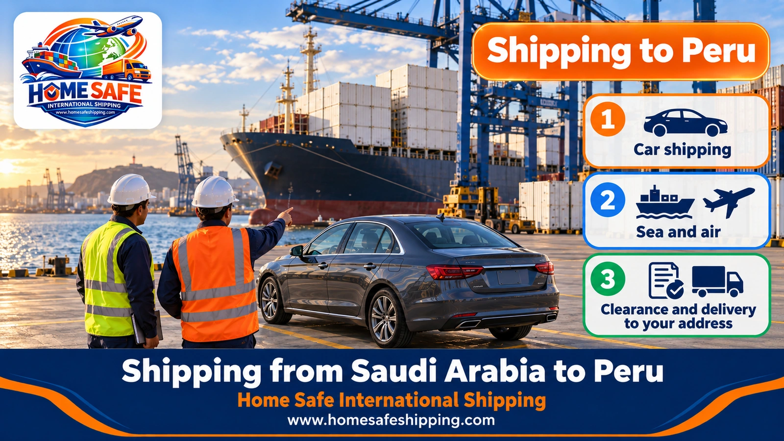 Shipping from Saudi Arabia to Peru