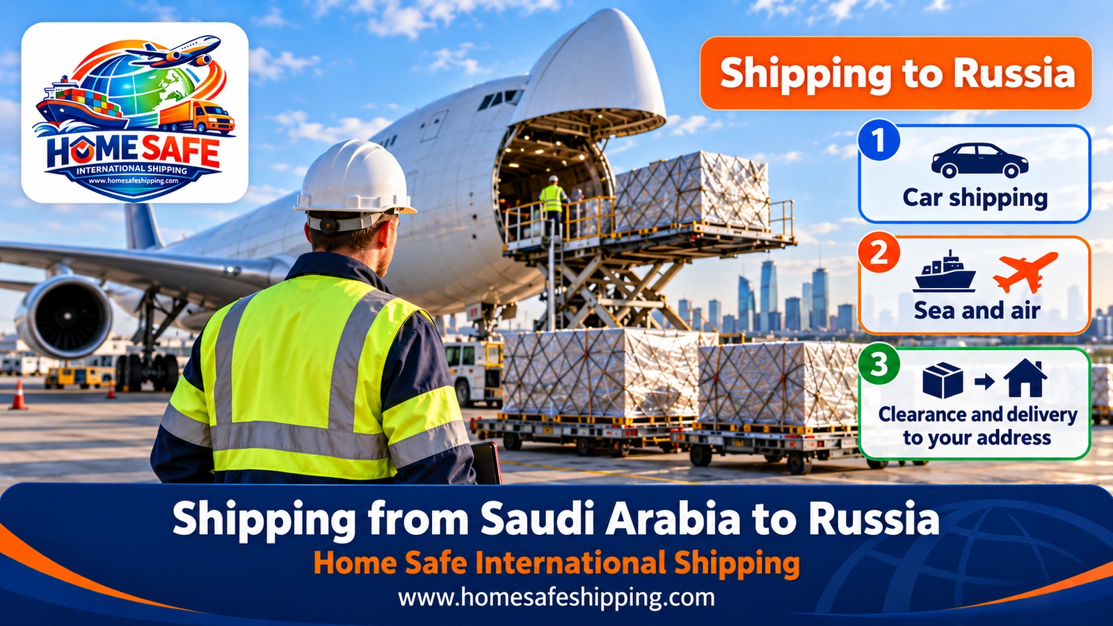 Shipping from Saudi Arabia to Russia