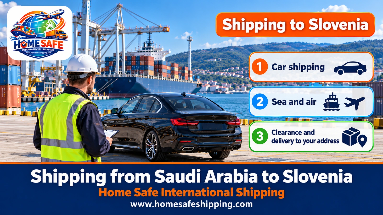 Shipping from Saudi Arabia to Slovenia