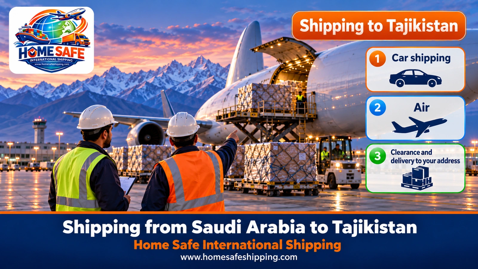 Shipping from Saudi Arabia to Tajikistan