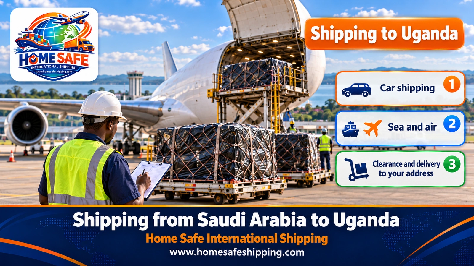Shipping from Saudi Arabia to Uganda
