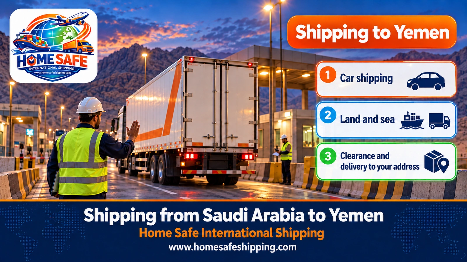 Shipping from Saudi Arabia to Yemen