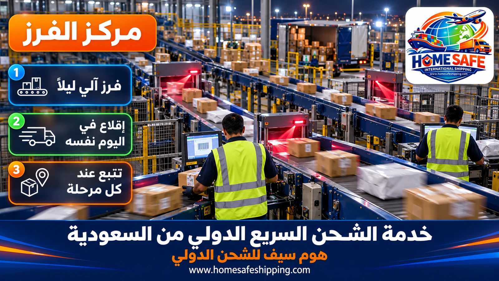 مركز فرز الشحنات السريعة الدولية