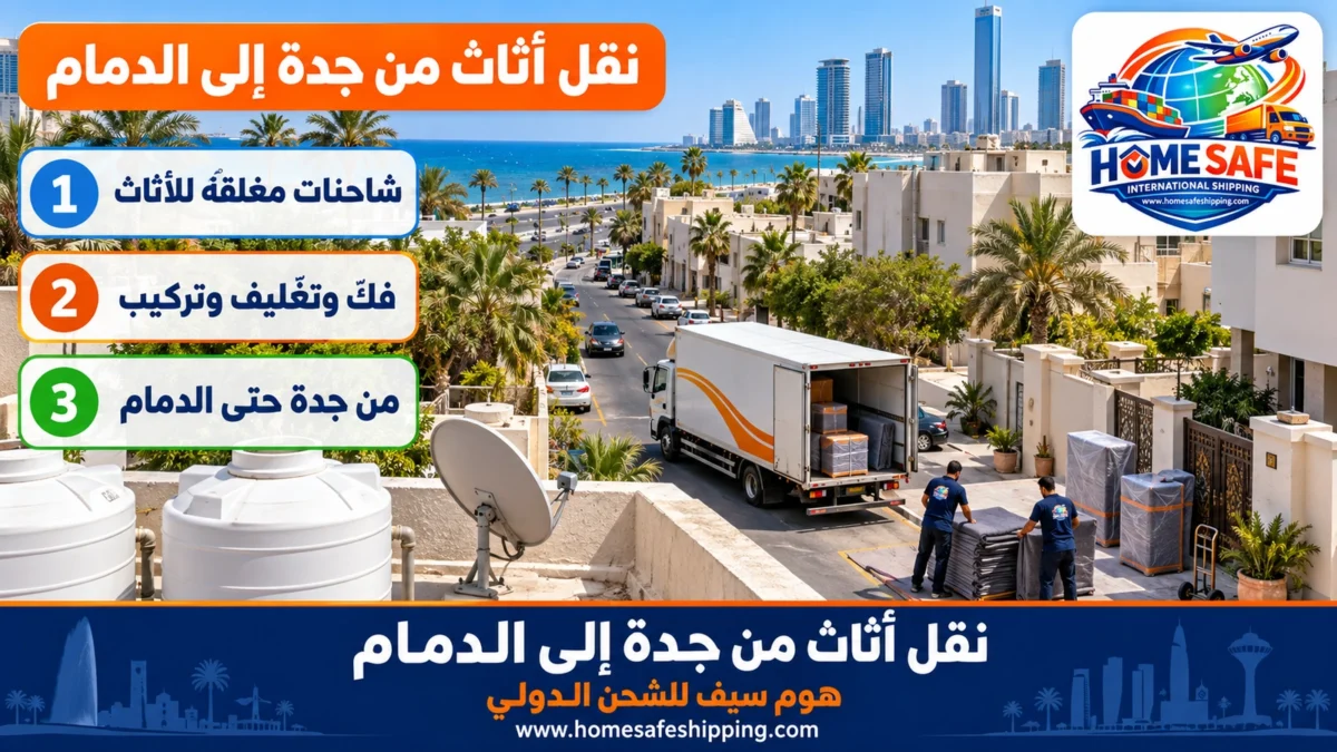 نقل أثاث من جدة إلى الدمام