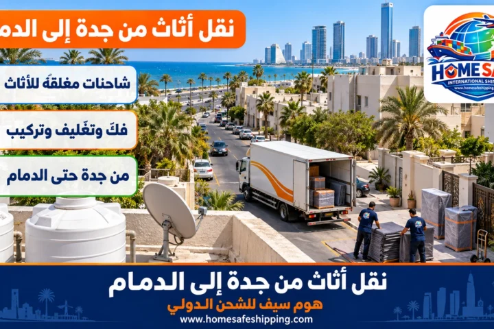 نقل أثاث من جدة إلى الدمام