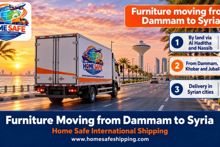 Furniture moving company from Dammam to Syria