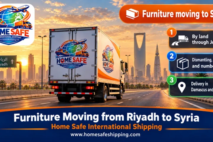 Furniture moving company from Riyadh to Syria