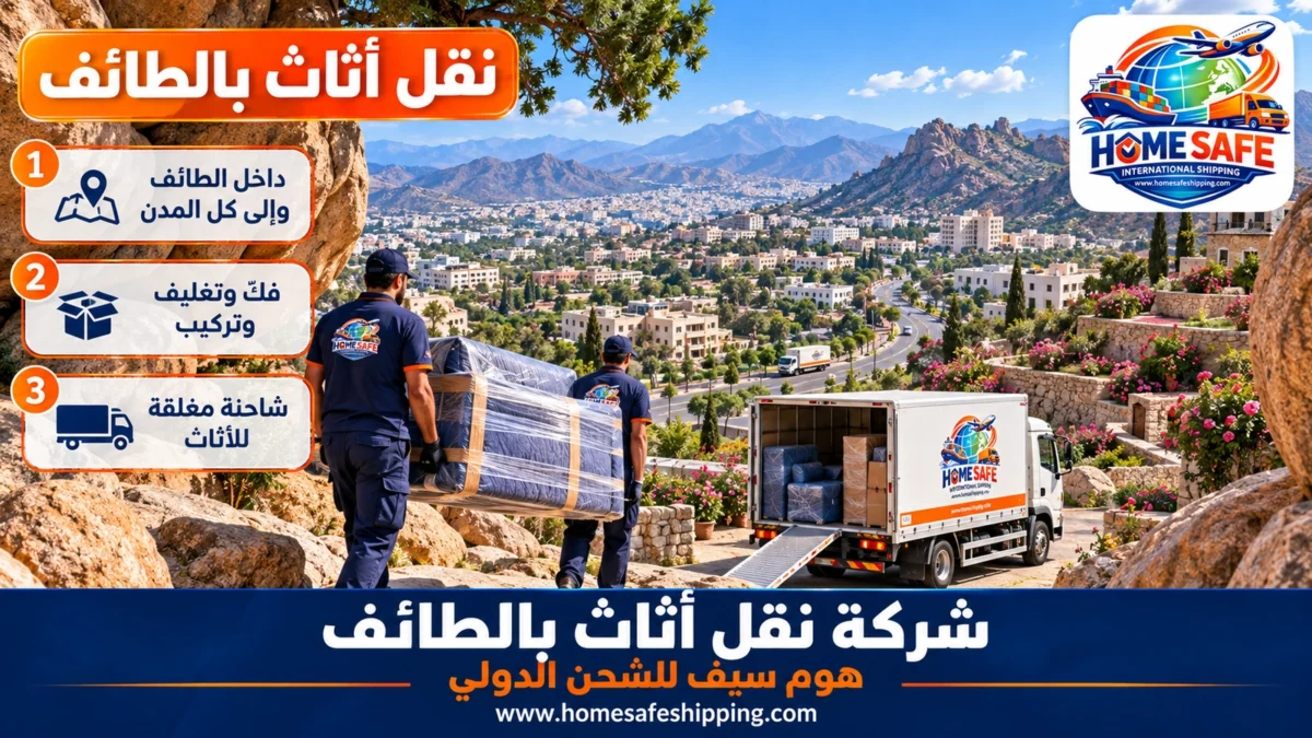 شركة نقل أثاث بالطائف