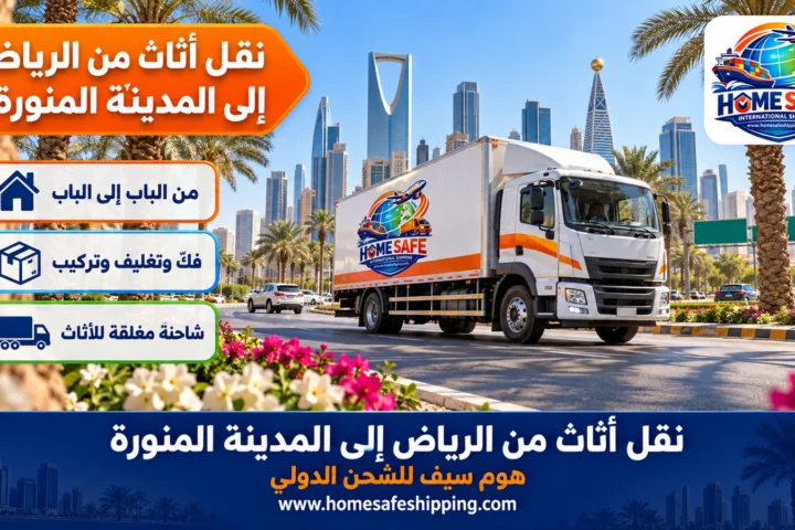 نقل أثاث من الرياض إلى المدينة المنورة