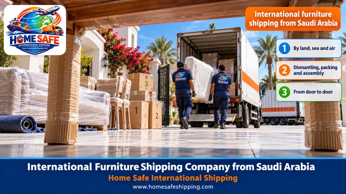 International Furniture Shipping Company from Saudi Arabia