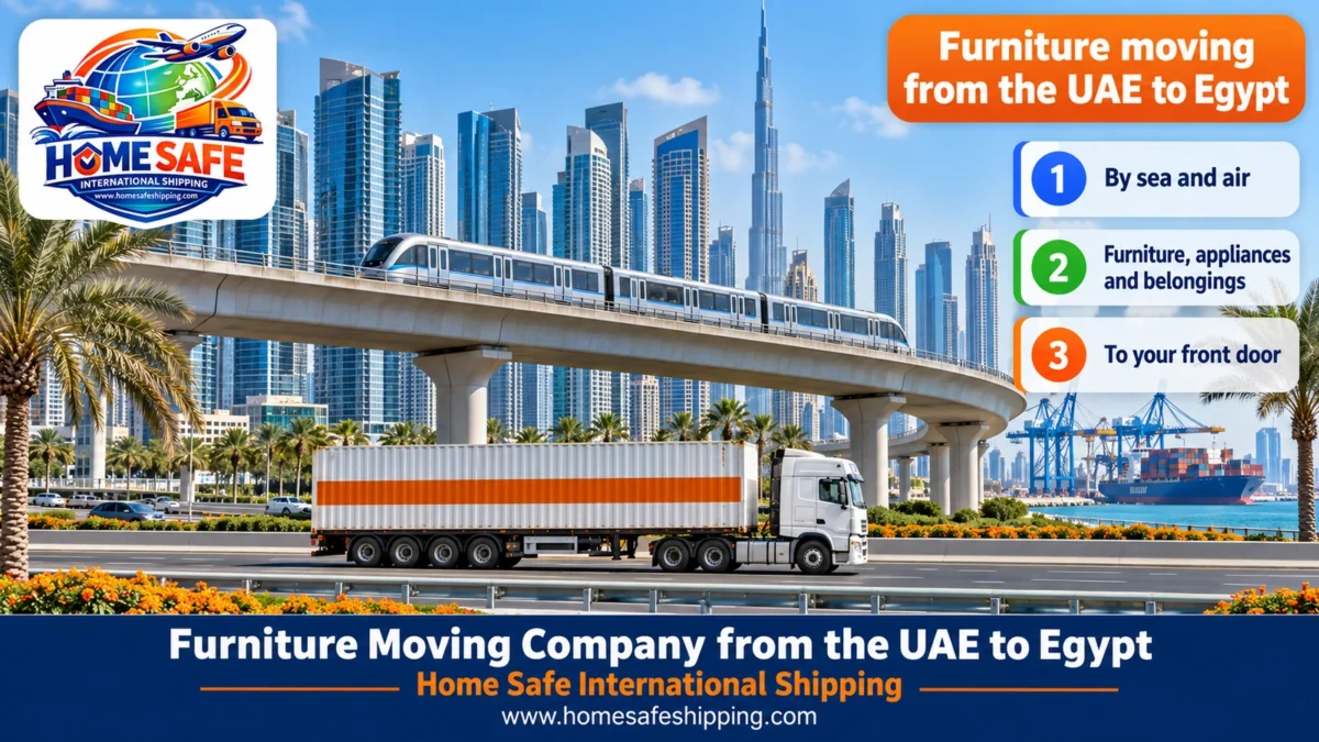 Furniture Moving Company from the UAE to Egypt