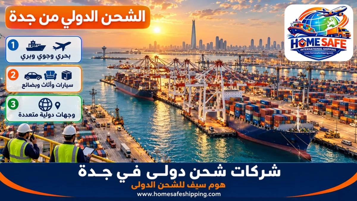 شركات شحن دولي في جدة عبر ميناء جدة الإسلامي