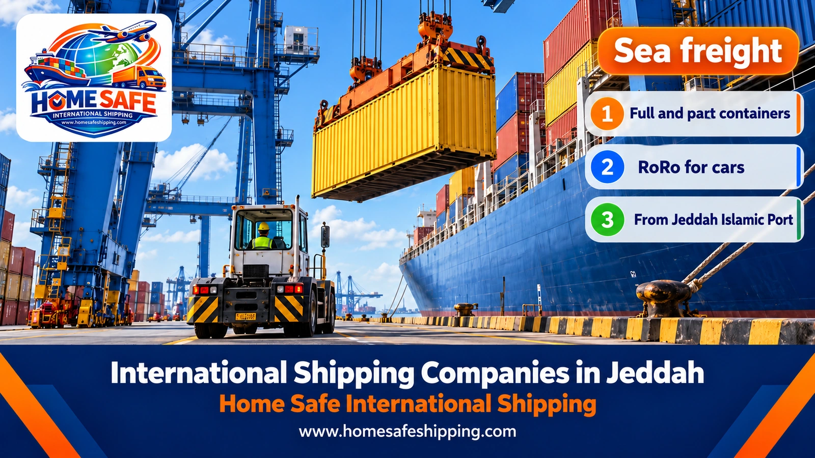 Sea freight from Jeddah Islamic Port