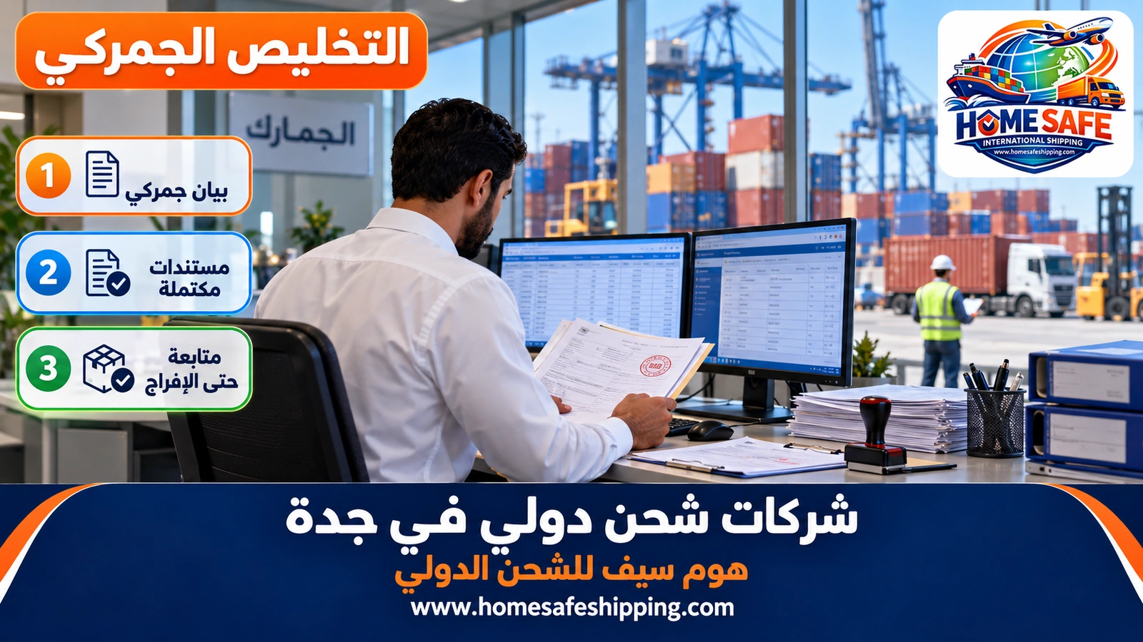 التخليص الجمركي للشحنات في جدة