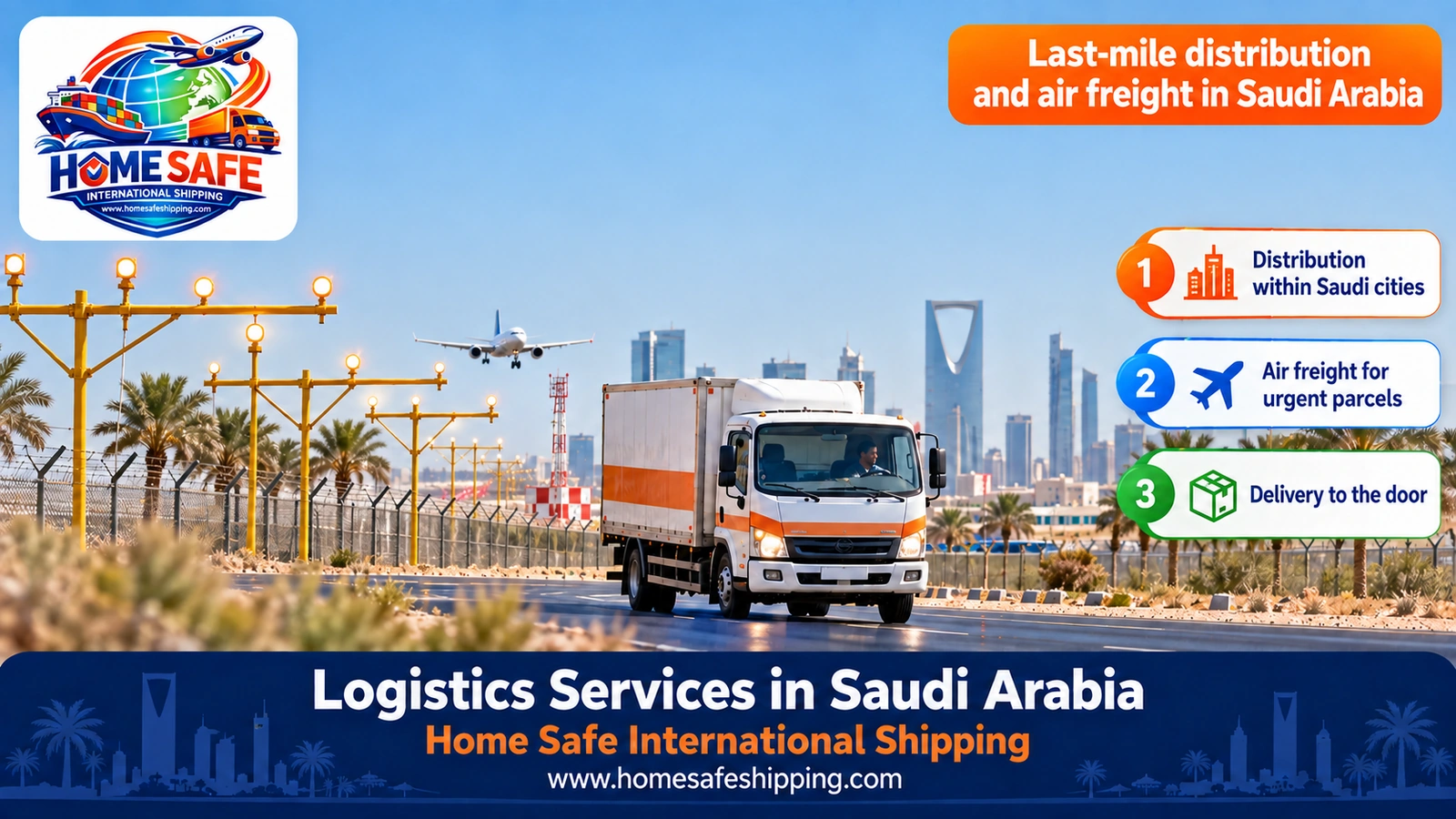 Last-mile distribution and air freight in Saudi Arabia