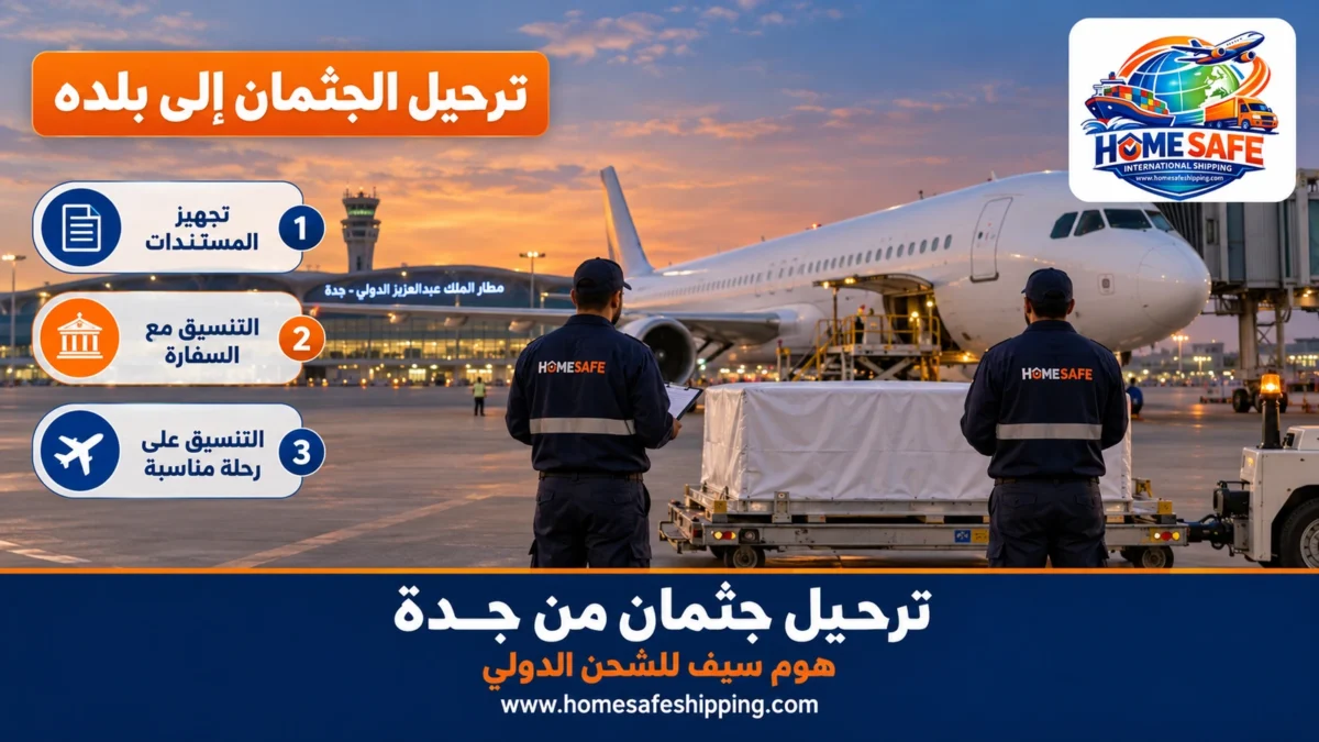 ترحيل جثمان من جدة إلى بلده بالطائرة
