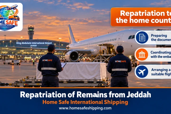 Repatriation of remains from Jeddah by air