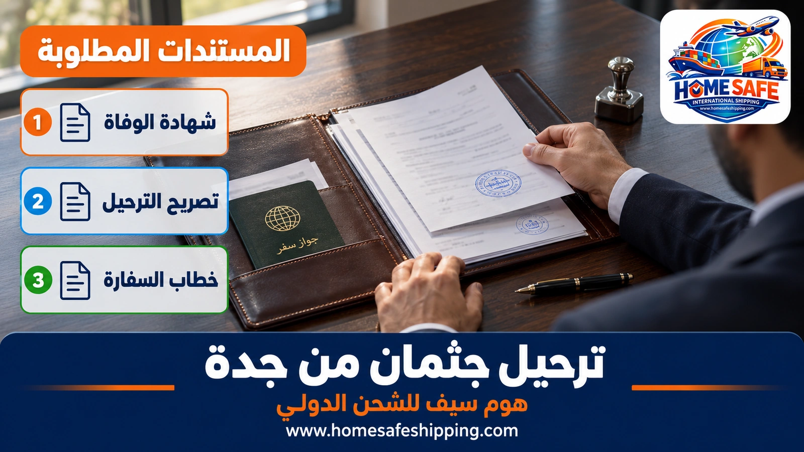 مستندات ترحيل الجثمان من السعودية