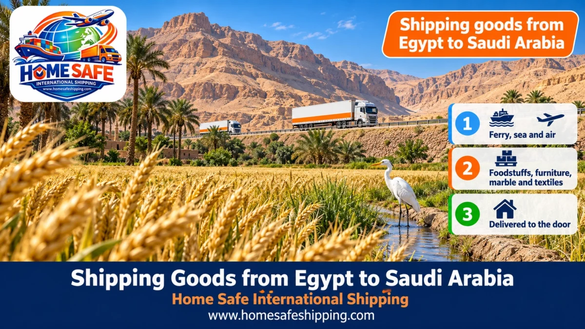 Shipping Goods from Egypt to Saudi Arabia