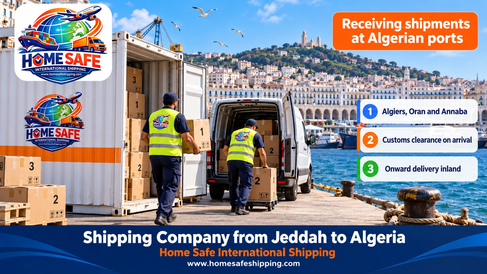 Receiving shipments at Algerian ports