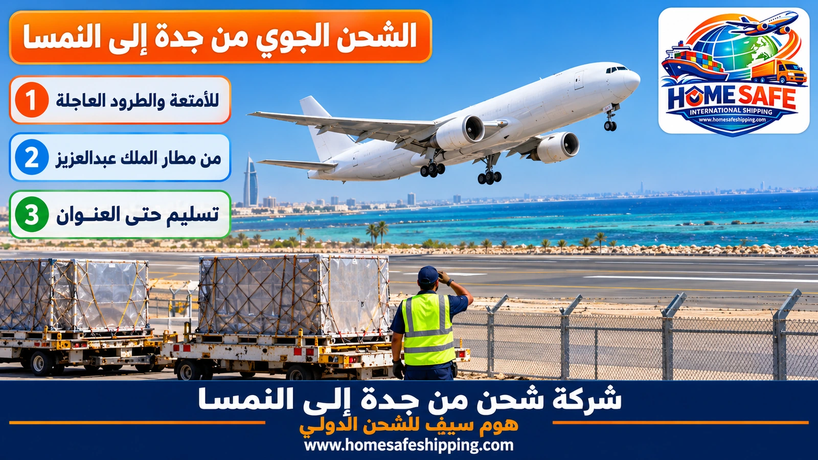 الشحن الجوي من جدة إلى النمسا