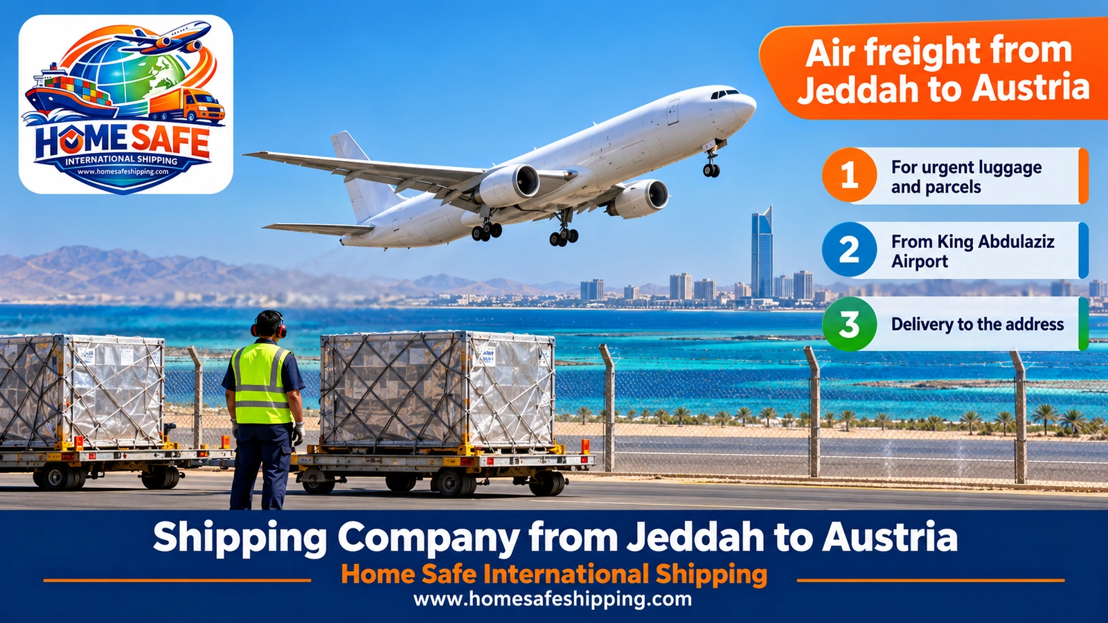 Air freight from Jeddah to Austria
