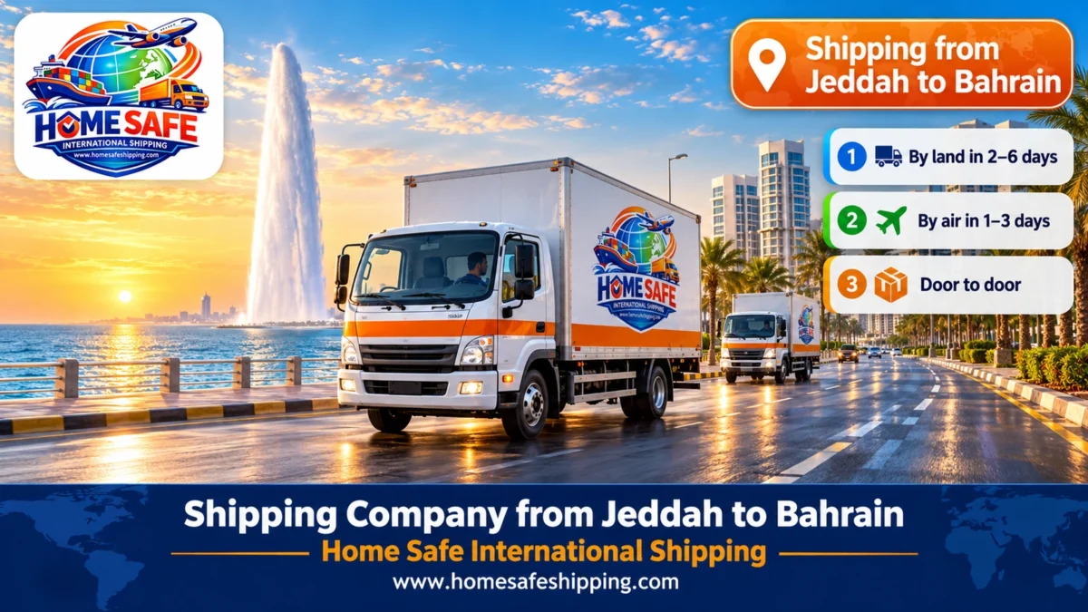 Shipping company from Jeddah to Bahrain