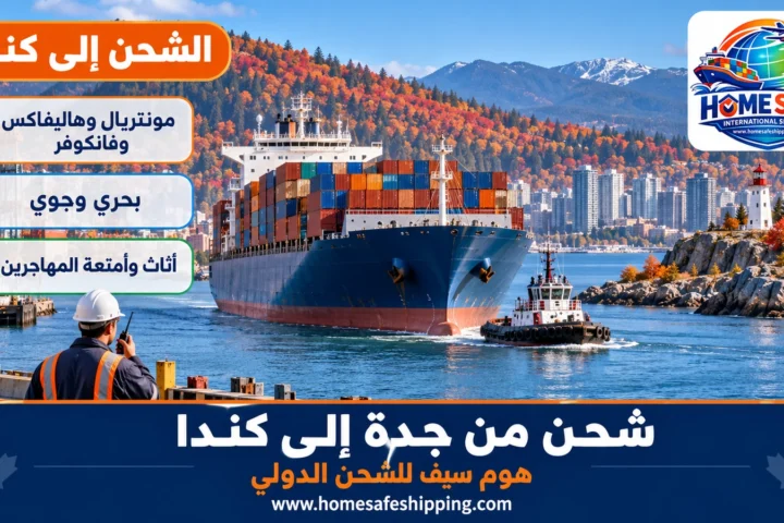 شحن من جدة إلى كندا بحراً
