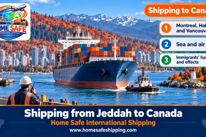 Shipping from Jeddah to Canada by sea