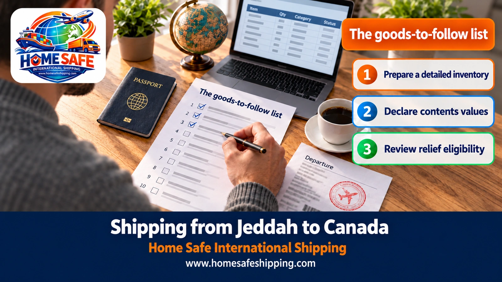 The goods-to-follow list for immigrants to Canada