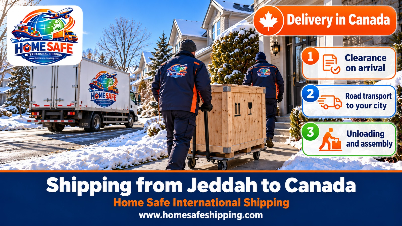 Delivering immigrants’ furniture in Canada