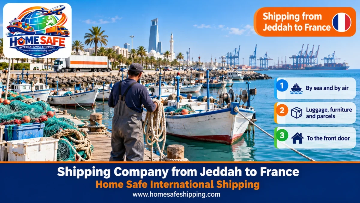 Shipping Company from Jeddah to France
