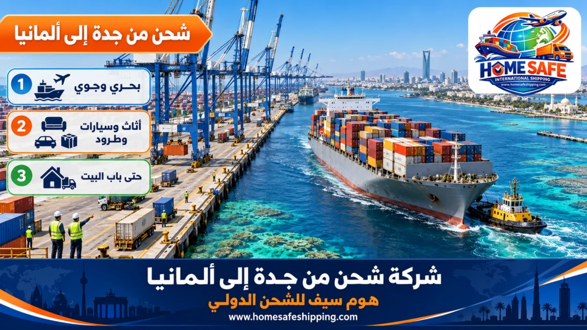 شركة شحن من جدة إلى ألمانيا