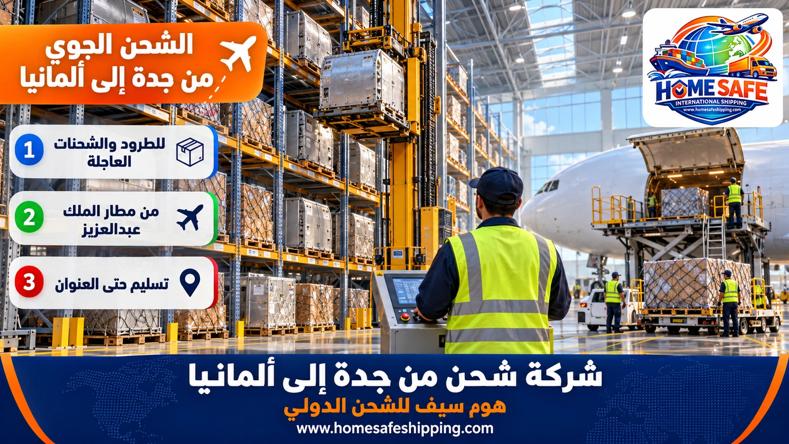 الشحن الجوي من جدة إلى ألمانيا